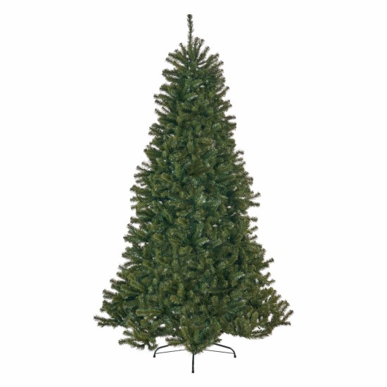 7' Noble Hinged Tree with 500 Clear Lights-UL,Dia:48 Inch ,1110tips