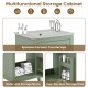 [Viedo] 20 Inch Modern Small Bathroom Vanity Cabinet With Ceramic Basin- 20*15.5*33.3 Inches,Ample Storage,1 Soft Close Door