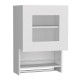 Balboa Wall Cabinet, Towel Bar, 1 Door White