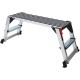 Aluminum Platform Non-Slip Folding Work Bench Drywall Stool Ladder 330lbs Capacity