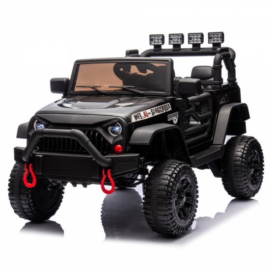 24V Kids Ride On Car W/Parents Remote Control,400W Motor,Four Wheel Suspension,Adjustable speed,USB,MP3,Music,Bluetooth,Large display screen,Power Display,Portable handle,Safety Belt for Kids Aged 3+.