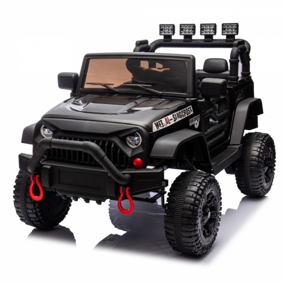 24V Kids Ride On Car W/Parents Remote Control,400W Motor,Four Wheel Suspension,Adjustable speed,USB,MP3,Music,Bluetooth,Large display screen,Power Display,Portable handle,Safety Belt for Kids Aged 3+.