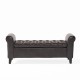 HAYES ARMED STORAGE BENCH