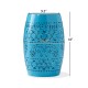 RUBY 12 Inch  SIDE TABLE - BLUE