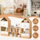 Versatile Children's Bookshelf with House-Shaped Design, Multi-Functional Storage for Books and Toys, Adjustable Placement, Durable Kids Organizer for Playroom or Bedroom Easy Assembly & Safe for Kid