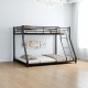 Metal Twin over Full Bunk Bed/ Heavy-duty Sturdy Metal/ Noise Reduced/ Safety Guardrail/ CPC Certified/ No Box Spring Needed