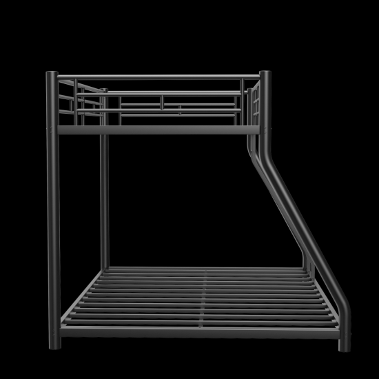 Metal Twin over Full Bunk Bed/ Heavy-duty Sturdy Metal/ Noise Reduced/ Safety Guardrail/ CPC Certified/ No Box Spring Needed