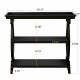 Newport Console Table For Living Room,Kitchen,Entyway(Black)