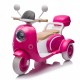 12V Two-seater Kids Ride On Electric Motorcycle,Three Wheels Kids toy with Slow Start,Multi-function player,USB,Bluetooth, light,Backseat flip adult seat, Oversized Storage Box for kids Aged 3-6.