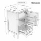 20 Inch  Bathroom Vanity with Sink, Bathroom Cabinet with A Door, Door Shelf Storage and Adiustable Foot Pads, A Drawer, Grey (Other Color: N725P192821B)