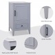 20 Inch  Bathroom Vanity with Sink, Bathroom Cabinet with A Door, Door Shelf Storage and Adiustable Foot Pads, A Drawer, Grey (Other Color: N725P192821B)