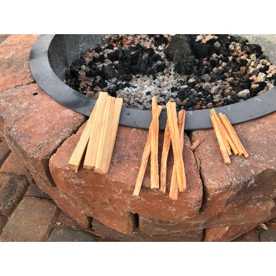 40 Lbs Fatwood Fire Starter Sticks, 100% Natural Kindling wood, Pine Firewood Firestarter for Campfire, Stove, Fireplace, Bonfires, Grill