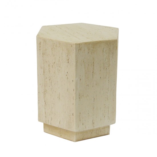 MGO Hexagonal Archaistic Side Table