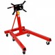 Engine Stand, 2000LBS Heavy Duty Engine Stand with 360 Degree Rotating Head & Folding, Engine Motor Stand with 6 Swivel Caster 4 Adjustable Arms for Vehicle Maintenance Auto Repair, Red