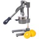 Cast Iron Citrus Juicer , Extra-Large Commercial Grade Manual Hand Press , Heavy Duty Countertop Squeezer for Fresh Orange Juice  ,grey color