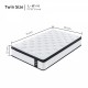 Twin Size 12 Inch 7-Zoned Cool Memory Foam Individual  Pocket Spring Hybrid Mattress