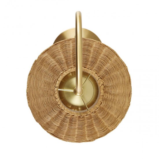 Rattan Weave Shade Table Lamp