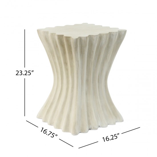 MGO Archaistic Wavy Side Table