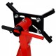 Engine Stand, 2000LBS Heavy Duty Engine Stand with 360 Degree Rotating Head & Folding, Engine Motor Stand with 6 Swivel Caster 4 Adjustable Arms for Vehicle Maintenance Auto Repair, Red