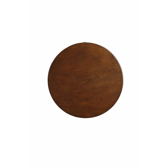 Alysa Walnut Finish Accent Table