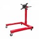 1250lbs Engine Stand, Heavy-Duty Steel Engine Motor Stand with 360-degree Rotating Head, 4 Casters, 4 Adjustable Arms, for Vehicle Maintenance, Auto Repair, Red