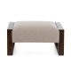 Sleek and Stylish Ottoman, Beige