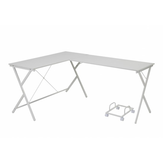 Dazenus White Finish Computer Desk