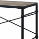 Oklarth Rustic Oak & Black Finish Writing Desk