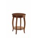 Alysa Walnut Finish Accent Table