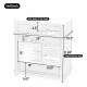 30 Inch  Bathroom Vanity with Sink, One Tip-out Drawer, Three Drawers, Door Shelf, Soft Closing Door, White