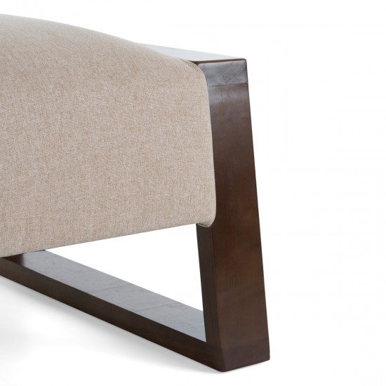 Sleek and Stylish Ottoman, Beige