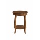 Alysa Walnut Finish Accent Table