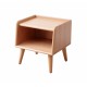 Pure Solid Wood Bedside Cabinet Modern Simple Nightstands European Beech Bedside Cabinet Nordic Bedroom Solid Beech Storage Cabinet 0.4m