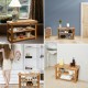 Acacia Wood Shoe Rack Bench Strong Weight Bearing Upto 200 LBS Best Ideas For Entryway Frontdoor Bathroom, Natural Color.