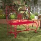 Butterfly Cast Metal Garden Bench, Outdoor Bench Patio Seat, Park Bench Outdoor Seating for Garden, Yard, Park, Entryway