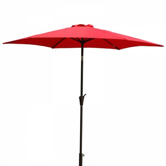 9' Pole Umbrella With Carry Bag, Red