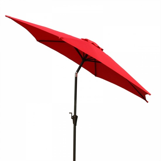 9' Pole Umbrella With Carry Bag, Red